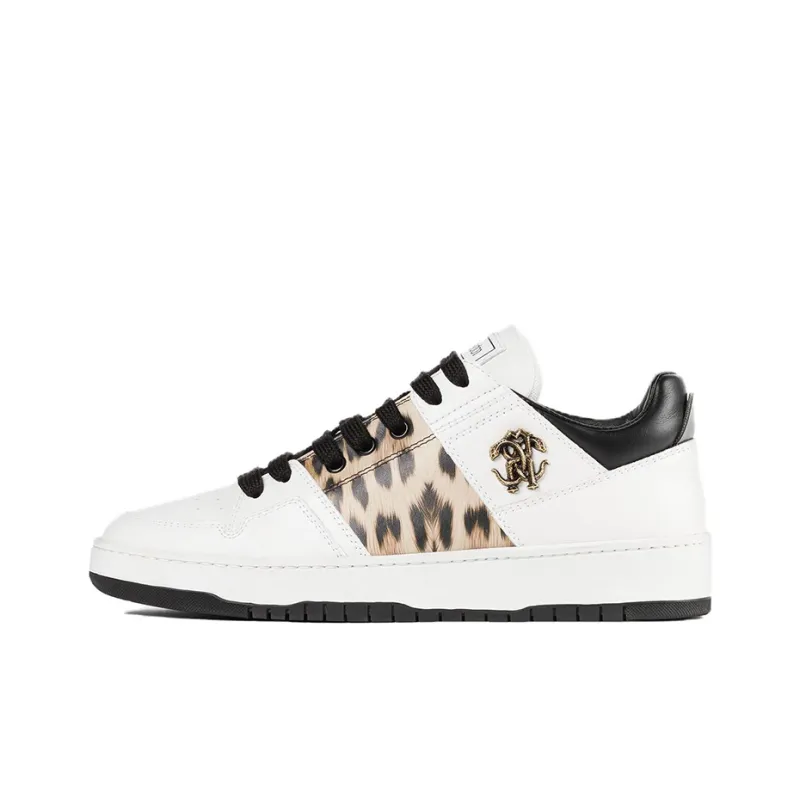 Roberto Cavalli Low-Top Skateboard Shoes Women's White-0