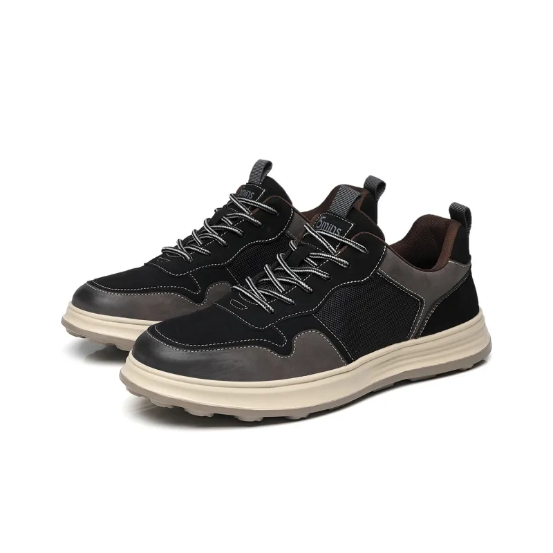 15 MINS Low Top Casual Shoes Men's Black-5
