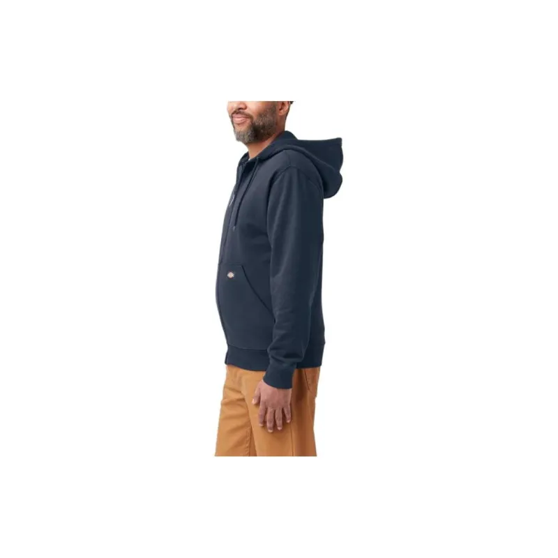 Dickies Midweight Fleece Zip Hoodie Jackets Coats Men's Blue-2