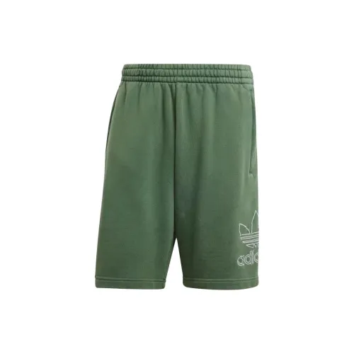 adidas originals Adicolor Outline Trefoil Shorts Green