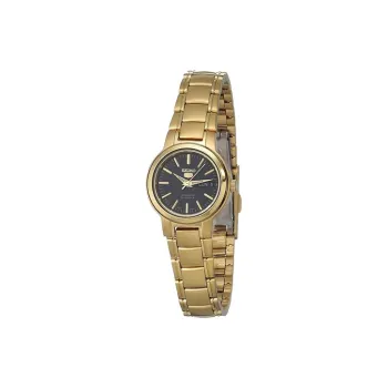 SEIKO Seiko5 Collection Automatic Mechanical Movement Stainless Steel Strap Watch Women's Watch Black Dial SYME48K1