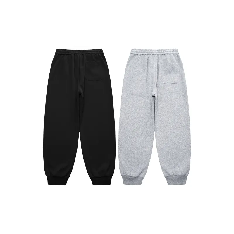 SUPERMOON Thickened And Fleece-Lined Sweatpants Cuffed Pants Unisex-13