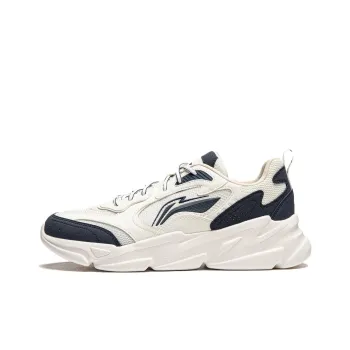LiNing Cloud Sea Cushioning Anti Slip And Wear Resistant Support Casual Shoes Men's Blue White