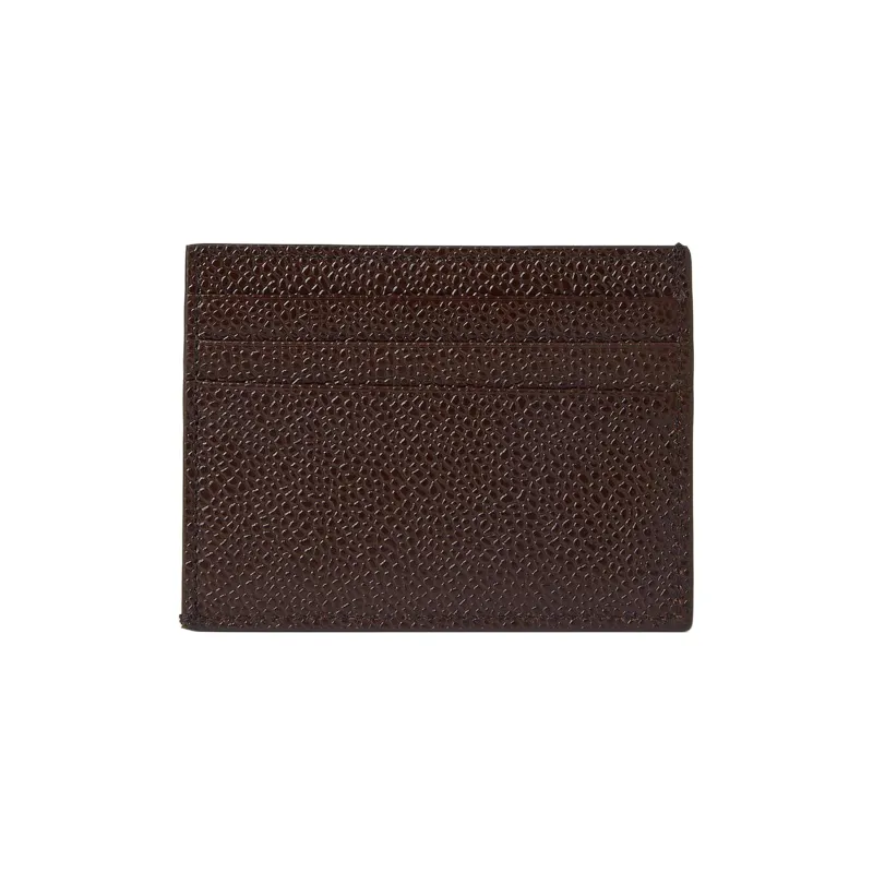 THOM BROWNE 4 Bar Logo Printed Cardholder-2