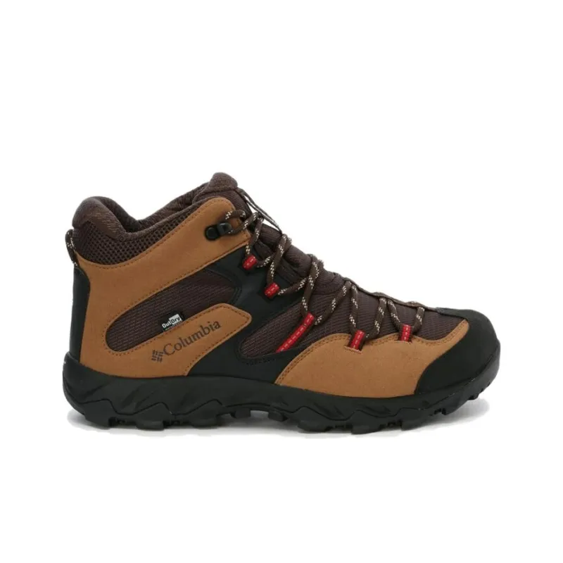 Columbia Wear resistant And Waterproof High Top Outdoor Shoes Men's Brown-1