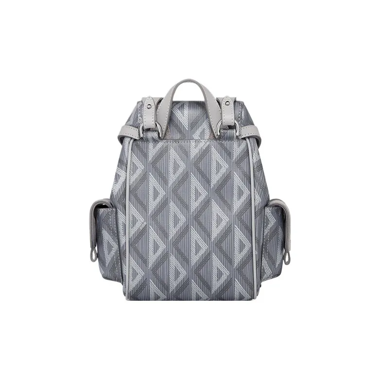 DIOR Hit The Road Cow Leather With Canvas Shoulder Bag, Crossbody Bag Mini Dio Gray-3