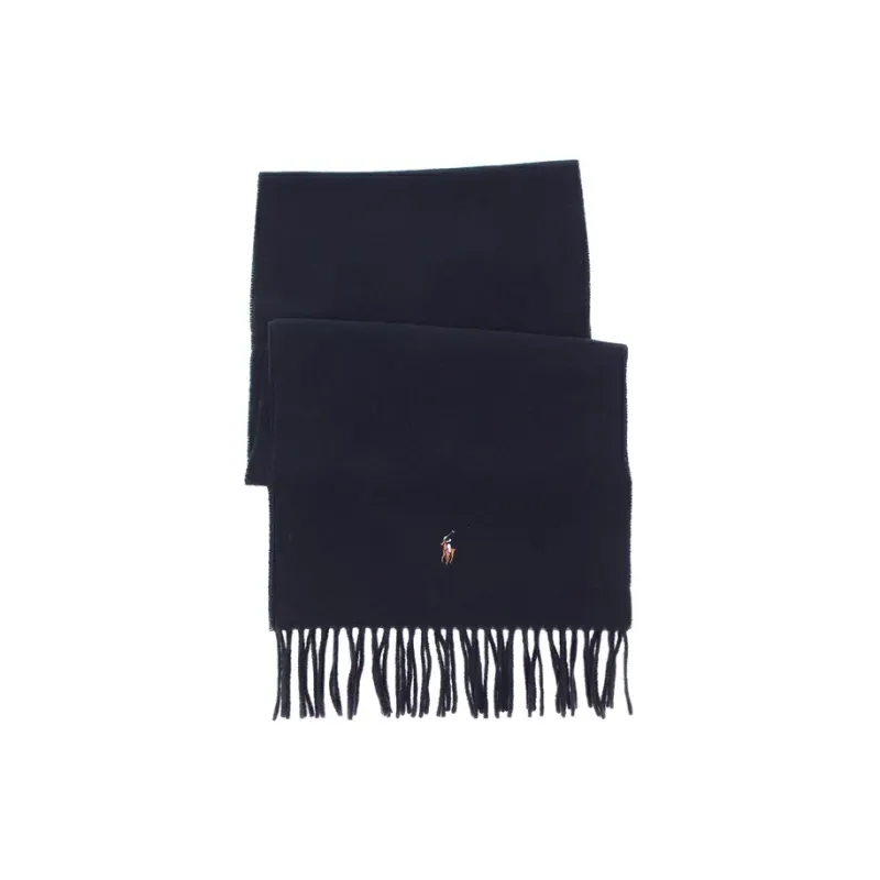 Polo Ralph Lauren Knit Scarves Unisex Dark Blue-1