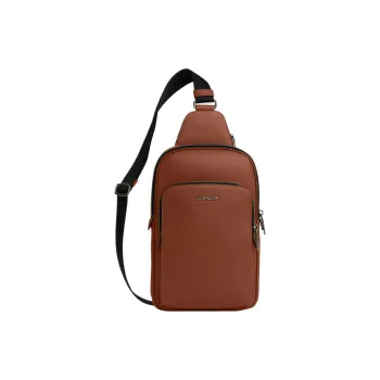 COACH ETHAN Calfskin Sling Bag Shoulder Bag Crossbody Bag Small Size Men's Bronze Multicolor