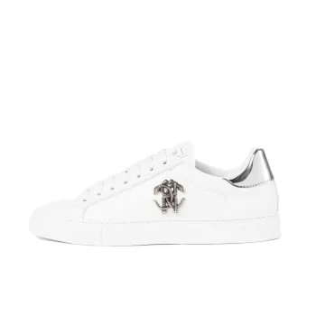 Roberto Cavalli Logo-plaque Leather Sneakers