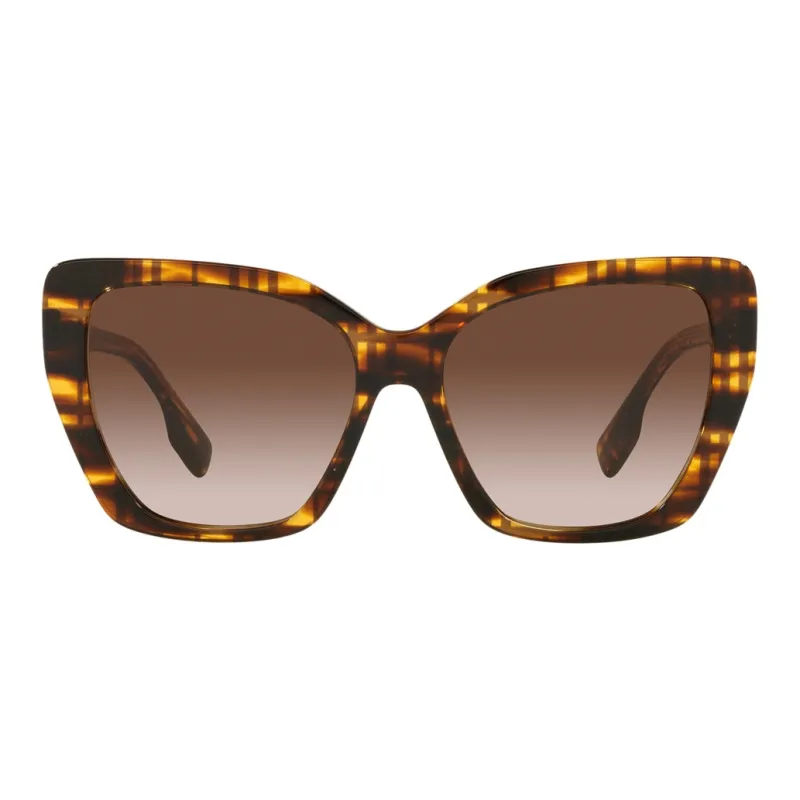 Burberry Plastic Butterfly Sunglasses Women's Brown-1