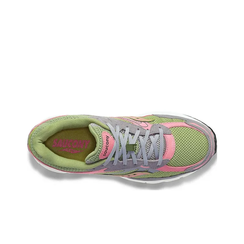 Saucony ProGrid Omni 9 Premium Grey Green Pink-3