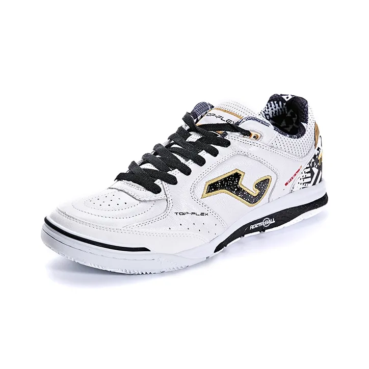 Joma Anti Slip Wear Resistant Soccer Shoes Men's White-2