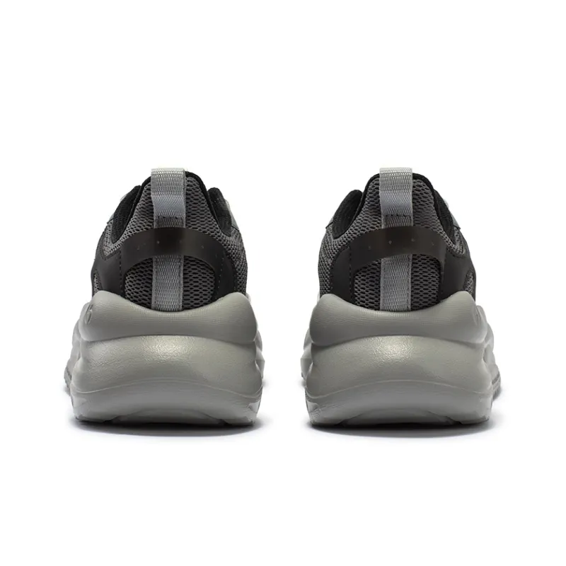 361° Yunshu 3 Shock Absorbers With Slip Resistant And Abrasion Resistant Properties Low Top Casual Shoes Men's Gray-3