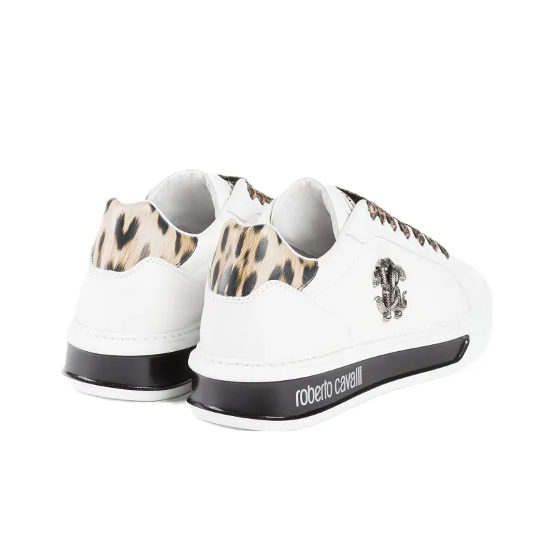 Roberto Cavalli Skateboard Shoes Women's White-4