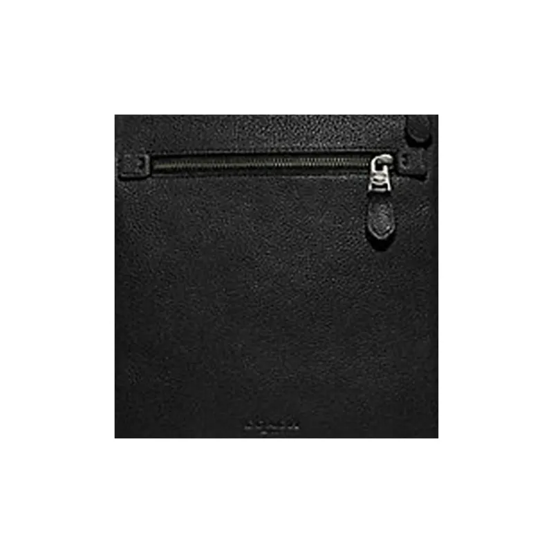 COACH Metropolitan Leather Messenger Bag Shoulder Bag Crossbody Bag Medium Size Men's Black-3