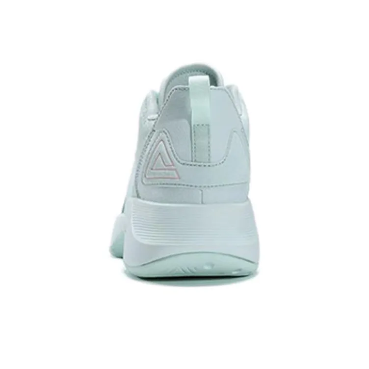 PEAK Durable Breathable Low Top Basketball Shoes Women's Green-3