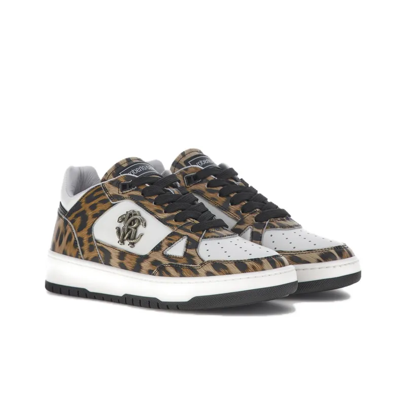 Roberto Cavalli Skateboard Shoes Women's Brown-2