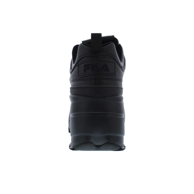 FILA Disruptor 2 Durable Breathable Low Top Casual Shoes Women's Black-4