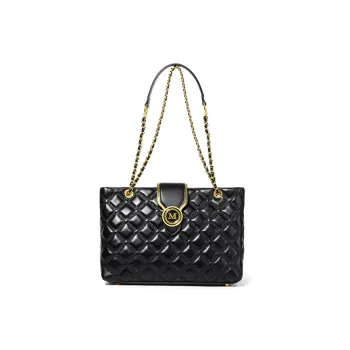 Versman PU Shopping Bag Tote Bag Shoulder Bag Crossbody Bag Regular Women's Classic Black
