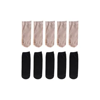 Lanza Anti Snag Invisible Short Stockings Crew Socks Women's 10 Pack