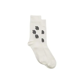 GAP Knee-High Socks Unisex 1 Pack Gray White