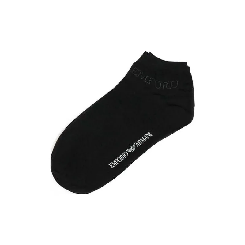 EMPORIO ARMANI FW23 Ankle Socks Unisex 1 Pack Black-0