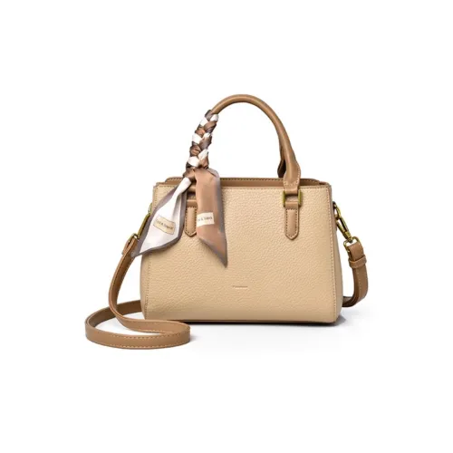 Versman PU Tote Shopping Bag Portable Small Square Bag One Shoulder Handbag Regular Women's Apricot/Khaki/Classic Black
