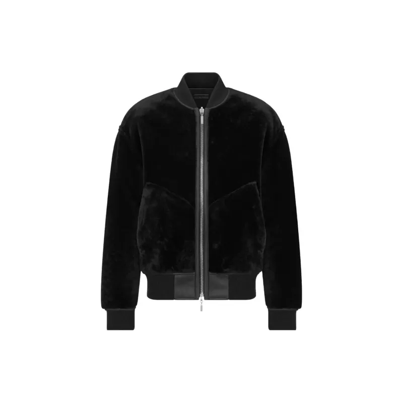 DIOR FW23 Leather Jacket Men's Black-2