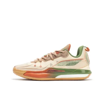 361° DVD2 ZhiZu China Cushioning Anti Slip Wear Resistant Breathability Low Top Basketball Shoes Men's Ash Grey Beige