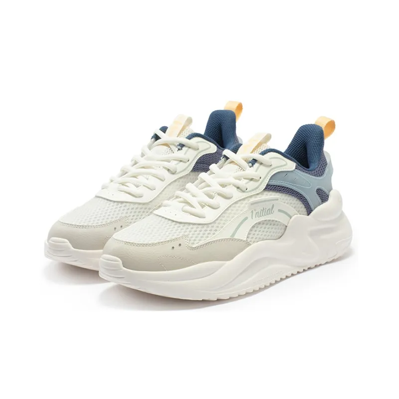 361° Cloud Comfort 3 Cushioned Slip Resistant Low Top Casual Shoes Men's White Blue-2