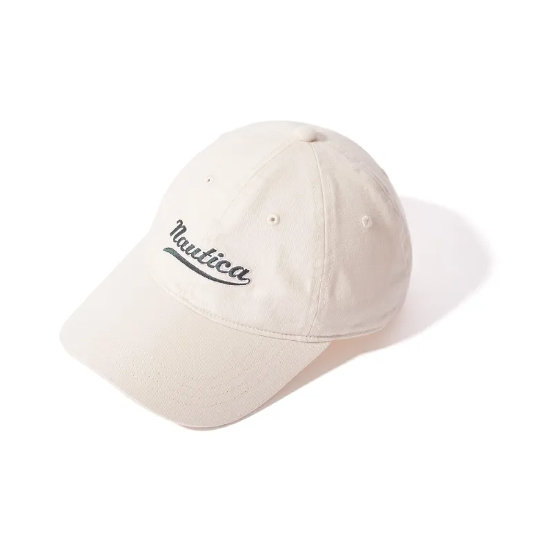Nautica White Sail Cotton Baseball Caps Unisex-4