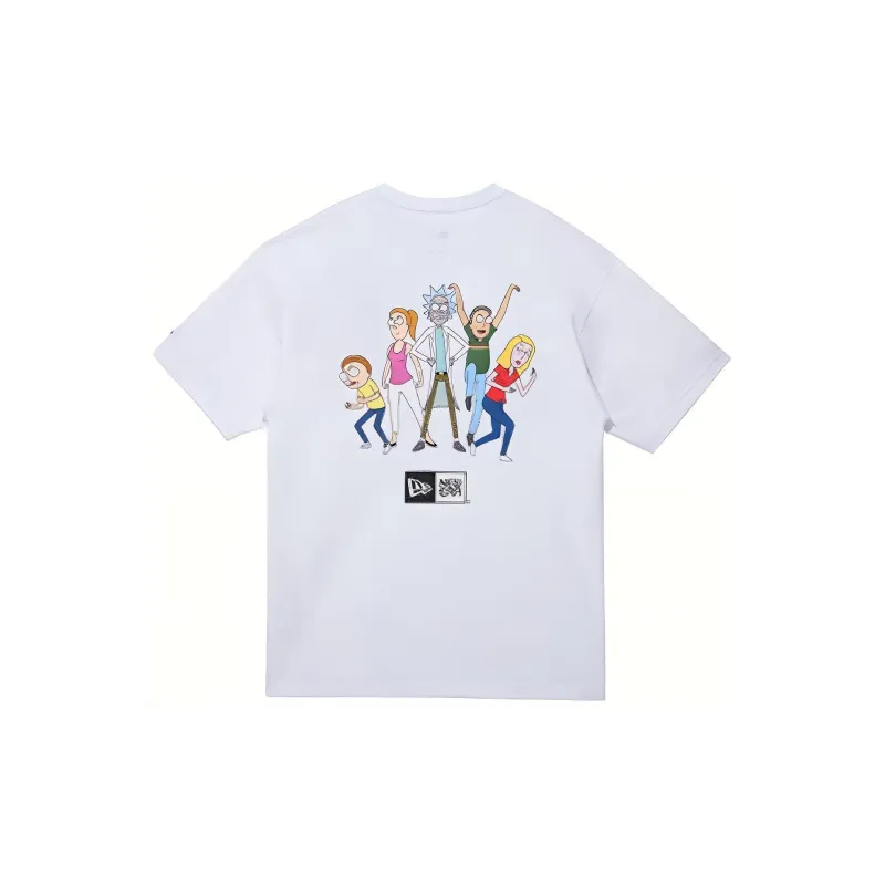 New Era New Era X RICK AND MORTY CO TITLED SERIES T Shirts Unisex White-1