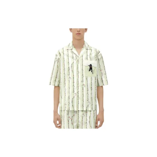 Bottega Veneta Shirts Men Green