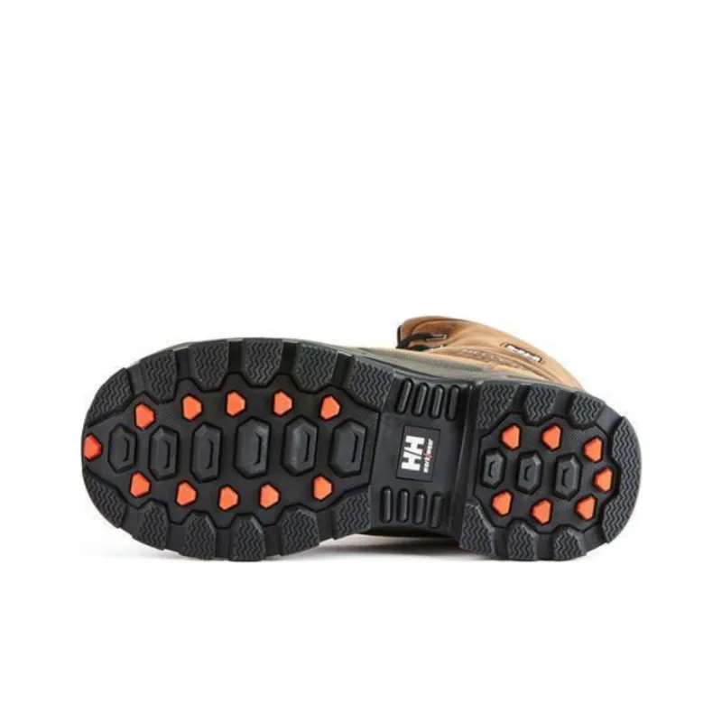 HELLY HANSEN Wear-Resistant Height Increasing Crew Outdoor Boots Men's Brown-3