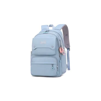 Natural Fish Nylon Backpacks Regular Unisex Blue/Purple/Black/Pink/Gray/Yellow