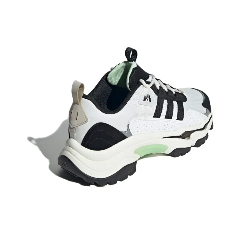 Adidas Cushioning, Wear Resistant Low Top Running Shoes Unisex Black White-2
