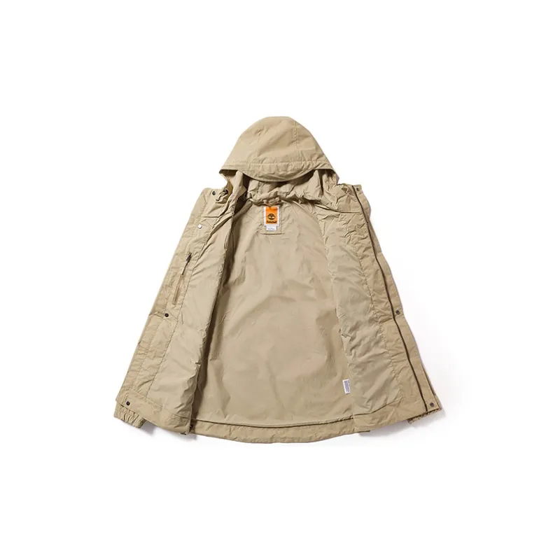 Timberland Waterproof And Windproof Windbreaker Jacket Men's Licorice Yellow-2