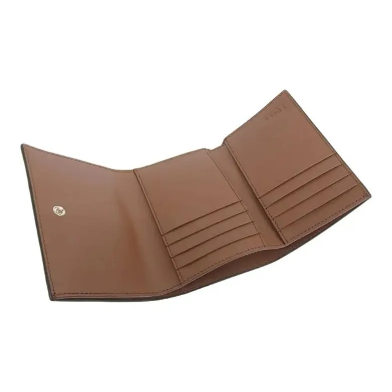 Furla Sirena Collection Leather Wallet Women's Brown-3