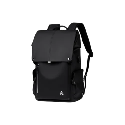 Elsvet Oxford Laptop Bag one backpack Unisex Black/Camouflage Black/Gray