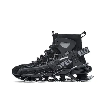Jerden Smith Casual Shoes Men High Top Black