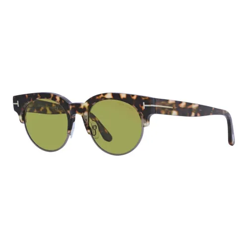 TOM FORD Acetate Browline Sunglasses Men's Brown