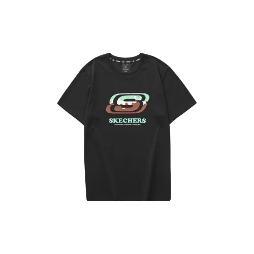 Skechers Ice Cream Series T-Shirts Unisex Carbon Black