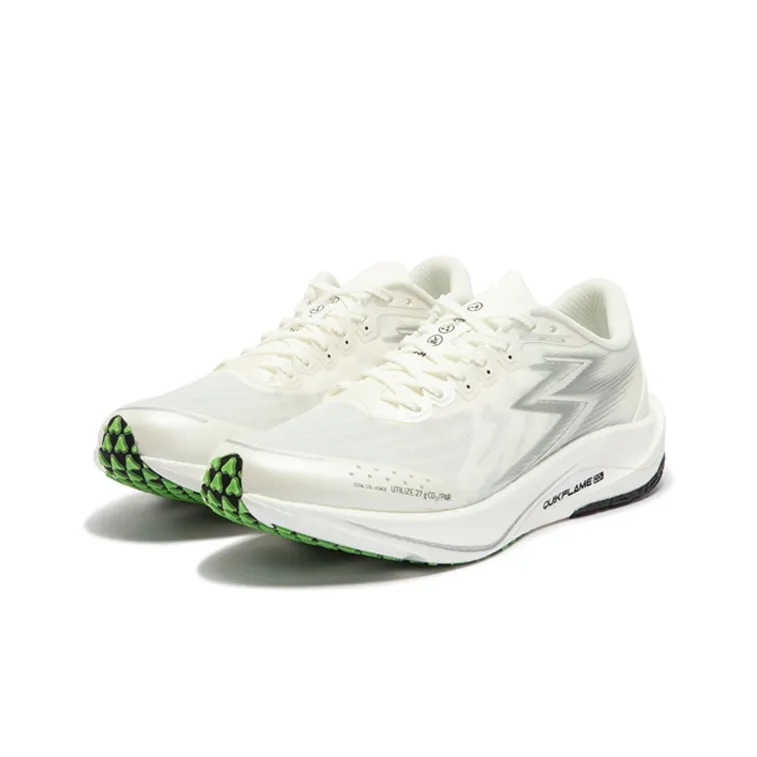 361° Speed ​​2 Pro Running Shoes Unisex Low Top Feather White/Silver White-2