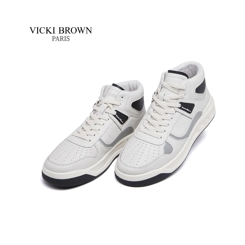 VICKI BROWN Ankle Boots Men White Blue/White Black-2