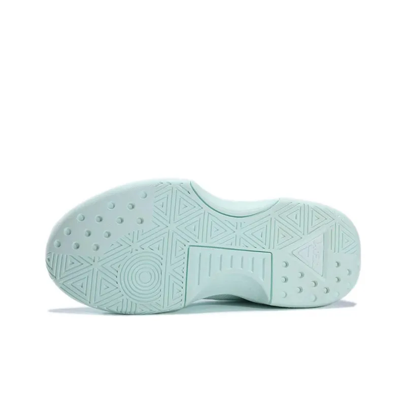 PEAK Durable Breathable Low Top Basketball Shoes Women's Green-4