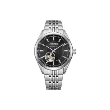CITIZEN Automatic Mechanical Movement Stainless Steel Strap Watch 40mm Men's Watches Black Dial NH911090E