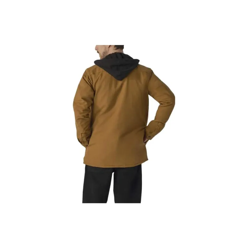 Dickies Skateboarding Duck Shirt Jacket Jackets Coats Men's Brown-1