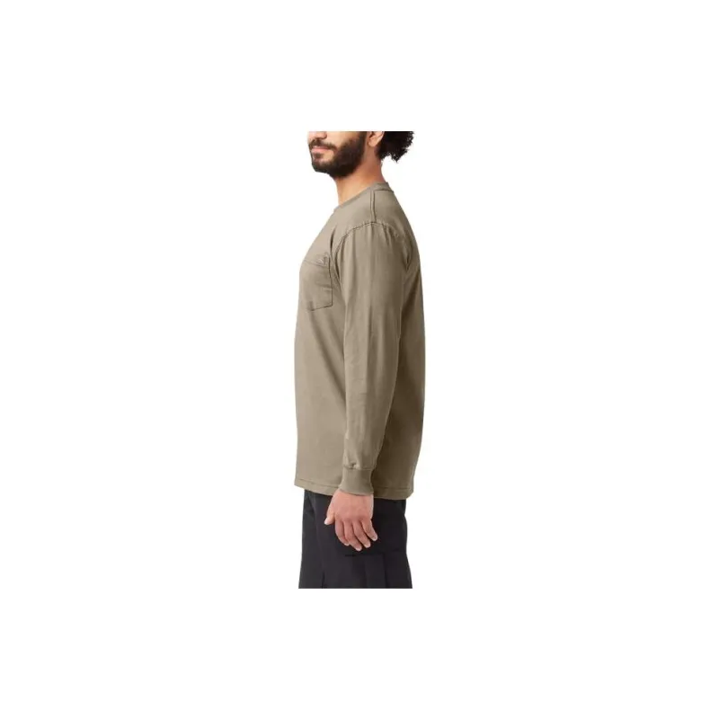 Dickies Heavyweight Long Sleeve Pocket T Shirt Men's Brown-2