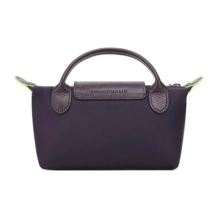LONGCHAMP Recycled Polyamide Canvas Handbag Regular Women's Purple-3