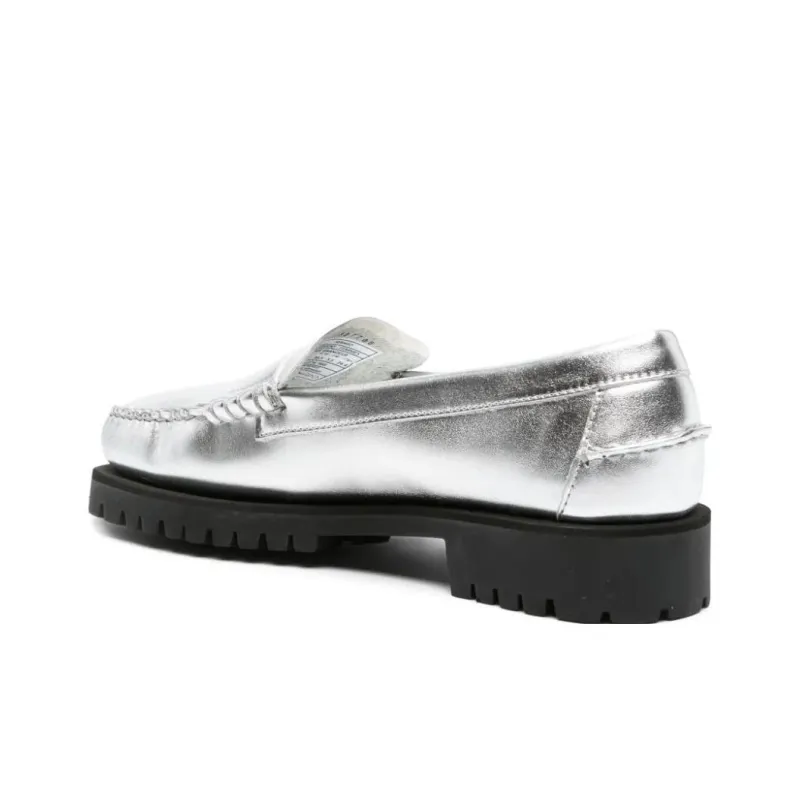 Sebago Metallic Slip-on Loafers-3